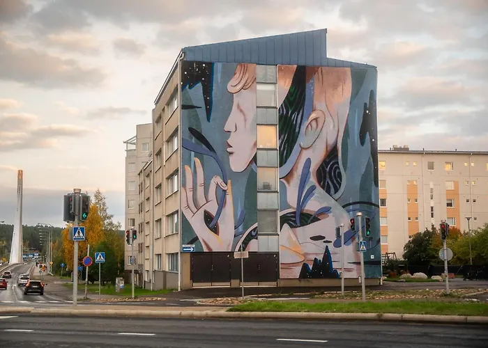 Arctic Circle Retreat: Stylish 2-room * ロヴァニエミ